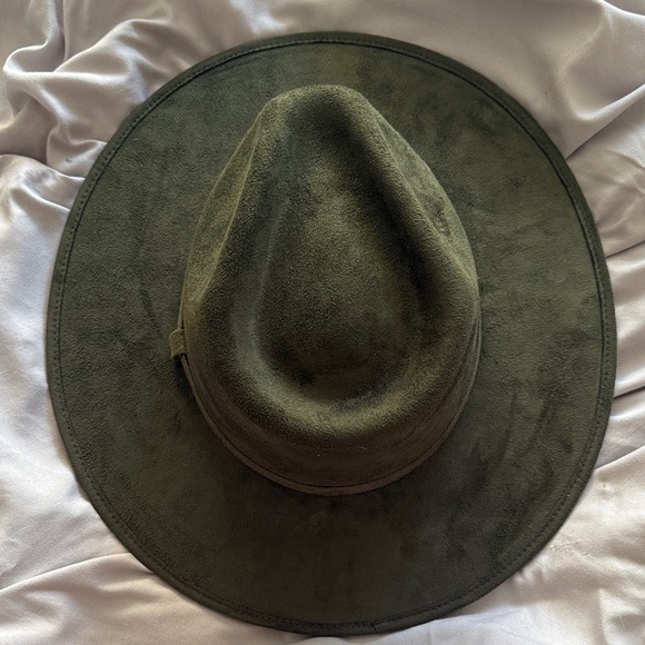 Olive Green Wide Brim Hat main image 6